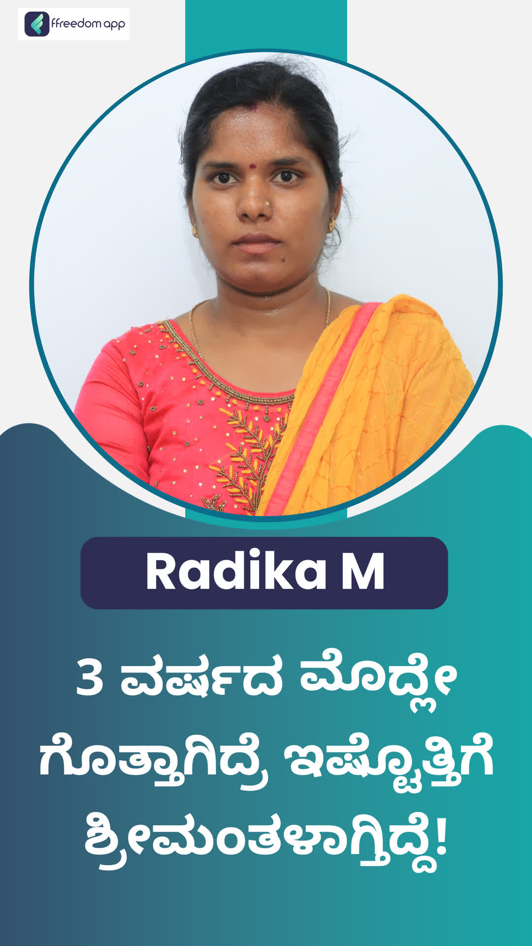 Radika M's Honest Review of ffreedom app - Bengaluru Rural ,Karnataka